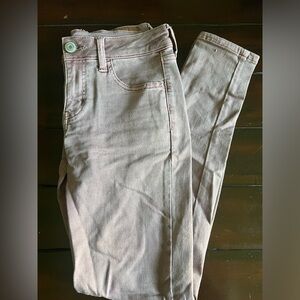 American Eagle Pink Skinny Jeans